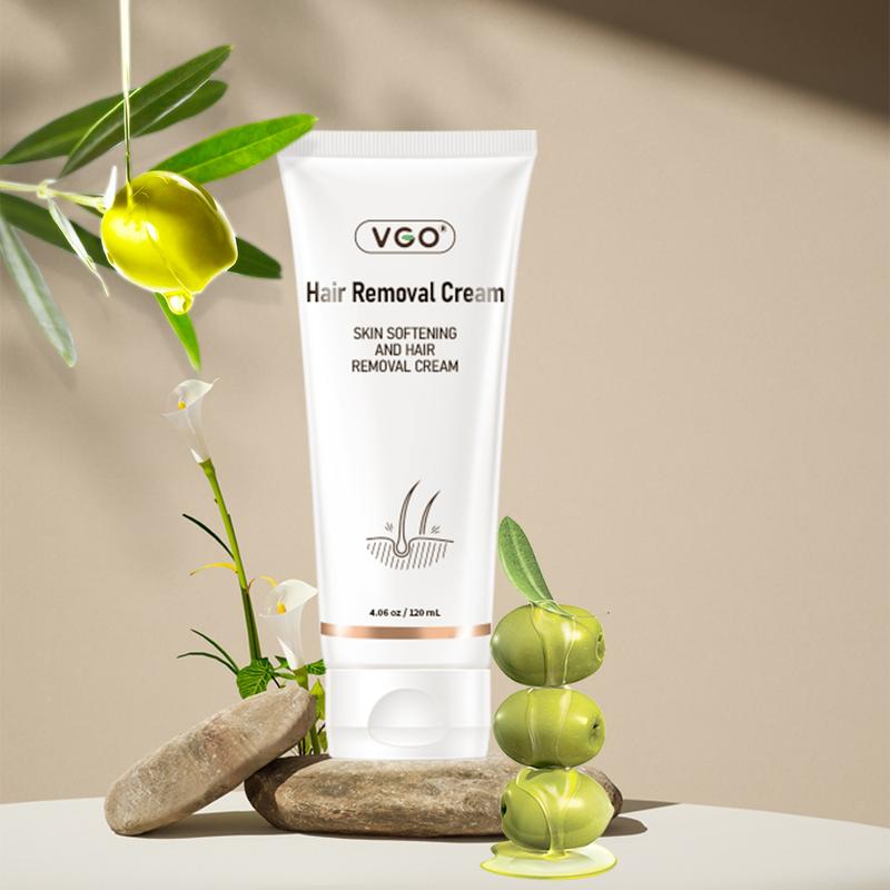 VGO Hair Removal Cream,Suitable for sensitive skin, Empowering Women & Men,long-lasting, back, arms, legs, and armpits Body Care Cosmetic,Smooth, Wax, Gentle,ulike hair removal Jojoba Comfort bodyhair bleach