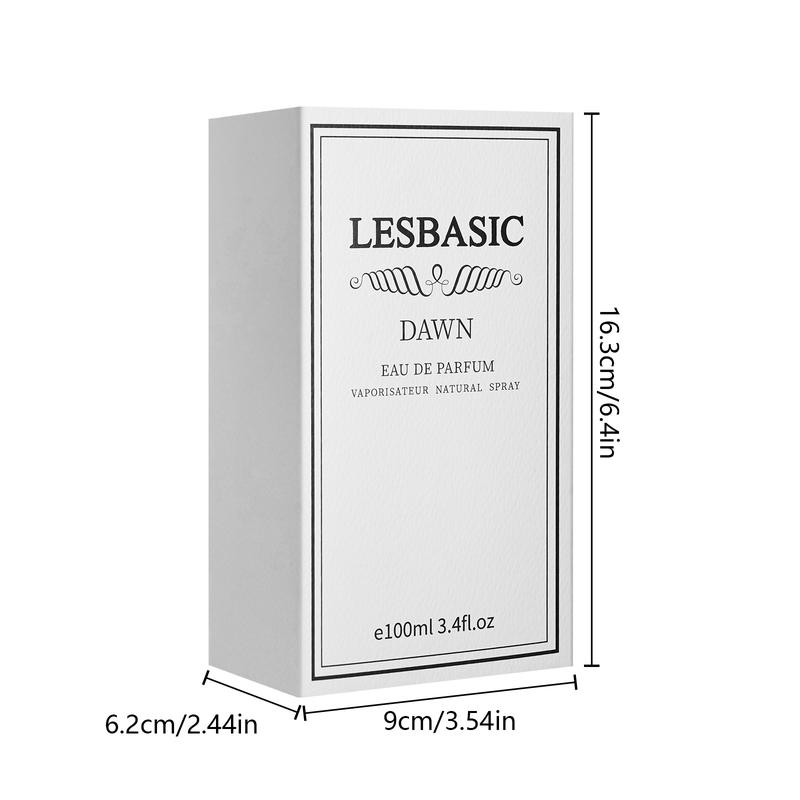 LESBASIC Dawn Eau De Parfum Spray Unisex Eau De Parfum 100ml (3.65 fl oz),cologne Perfume Long Lasting,aromatic wood tone, for daily use,Scent Blend Scented,Male,female perfume,gift for boyfriend Fall Gift,Winter Gift,Christmas Gift,Black Friday promotion