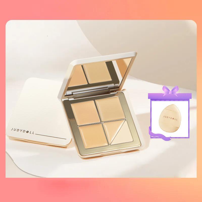 Judydoll Tracelss Cloud-touch 5 Shades Concealer Palette #01 Light Skin Tone Foundation Makeup