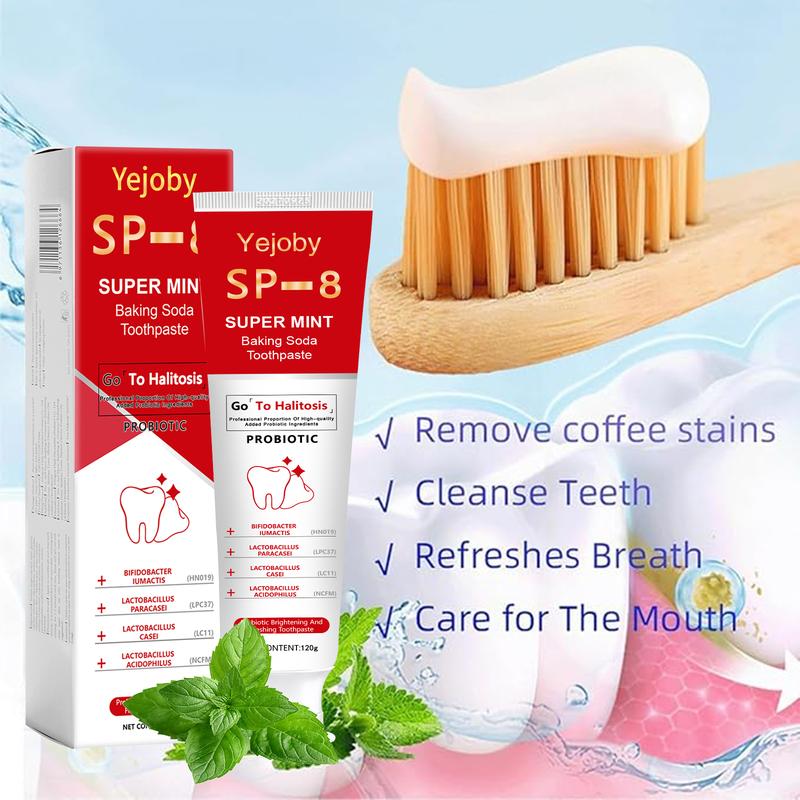 [Only $10.99!!!] SP-8 Probiotic Whitening Toothpaste, Free of Fluoride, Hydroxyapatite, Anti plaque, Oral Health Management Teeth Whitening Solution Effect is better than SP-6 and SP-7,SP-8 SP-6 SP-4 sp-8 sp-6 sp-4 sp8 sp6 sp4 SP-10