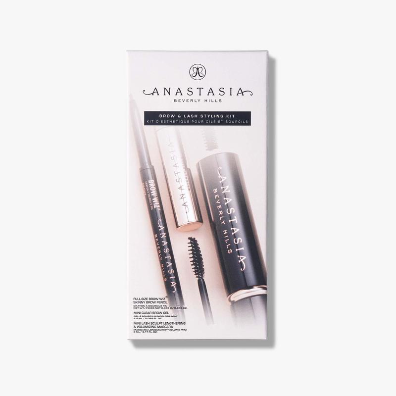 Anastasia Beverly Hills Brow & Lash Kit - Full-size Brow Wiz, Mini Clear Brow Gel, Mini Lash Sculpt Mascara Flawless Makeup Flawless Makeup Set Setting