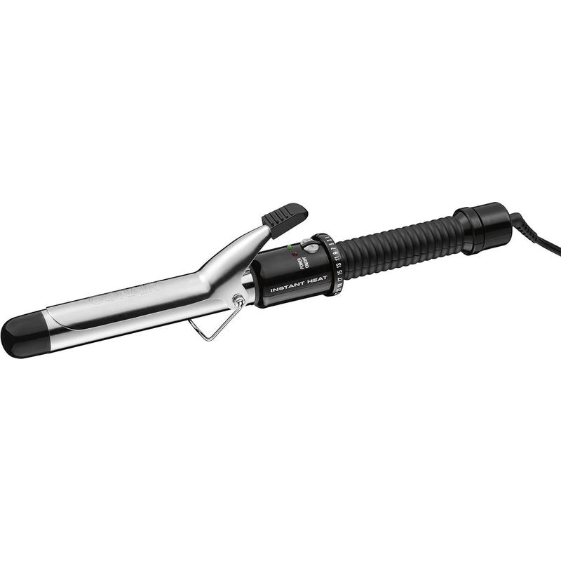 Instant Heat 1-Inch Curling Iron, 1-inch barrel produces classic curls – for use on short, medium, and long hair