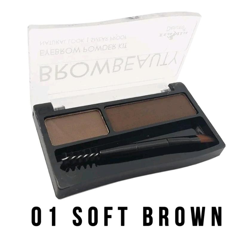 Polvo para cejas luce natural kit . Powder Brow Makeup Eyebrow Powder Cosmetic