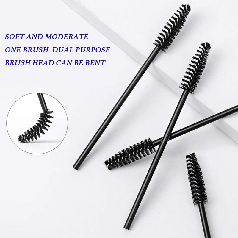 Eyelash Mascara Brush, 50pcs set Solid Color Eyelash Mascara Brush for Eye Lashes Extension, Eyebrow and Makeup, Professional Makeup Tools for Women