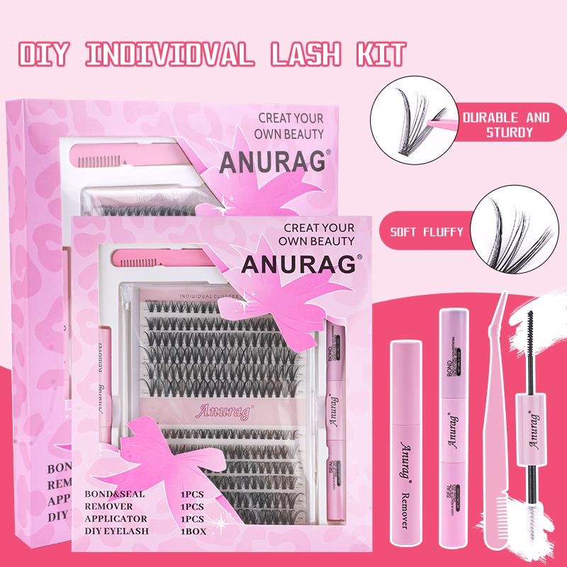 Fluffy Eyelash Bundle Fluffy 9-16mm Eyelash Bundle Extensions 30+40D Thick Volume Individual Eyelash D Curl Eyelash Bundle 240pcs DIY Eyelash Extensions,Applicator Tool,Super Keeps Eyelash Bundle Bonded and Sealed, Cosmetic Makeup Mascara Eyelashes