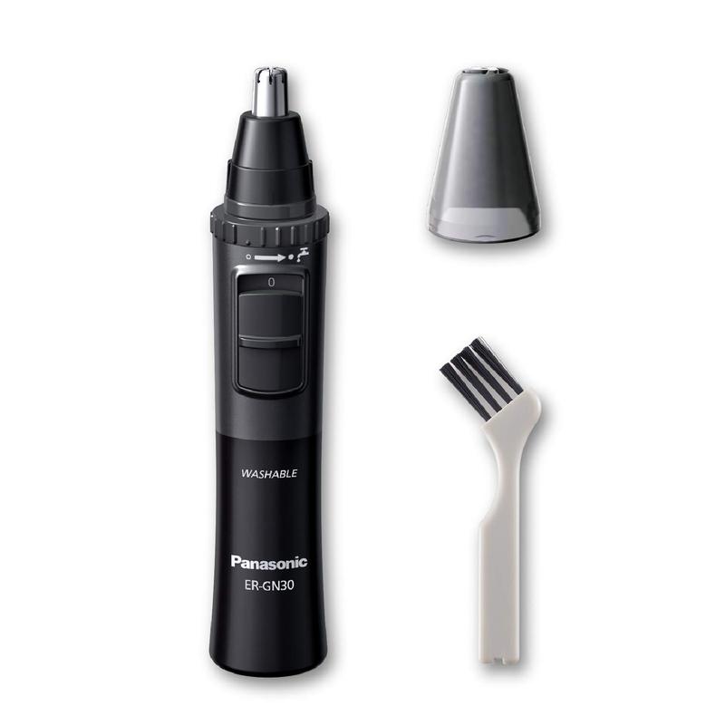 Panasonic ER-GN30 Nose Hair and Ear Hair Trimmer with Dual-Edge Blade Design, Vortex Cleaning System and Comfortable Grip Noise Hair Clipper