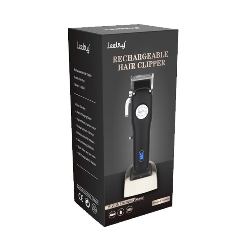 Electric Digital Shaver, 1 Count Portable Rechargeable Hair Clipper, Professional Hair Trimmer