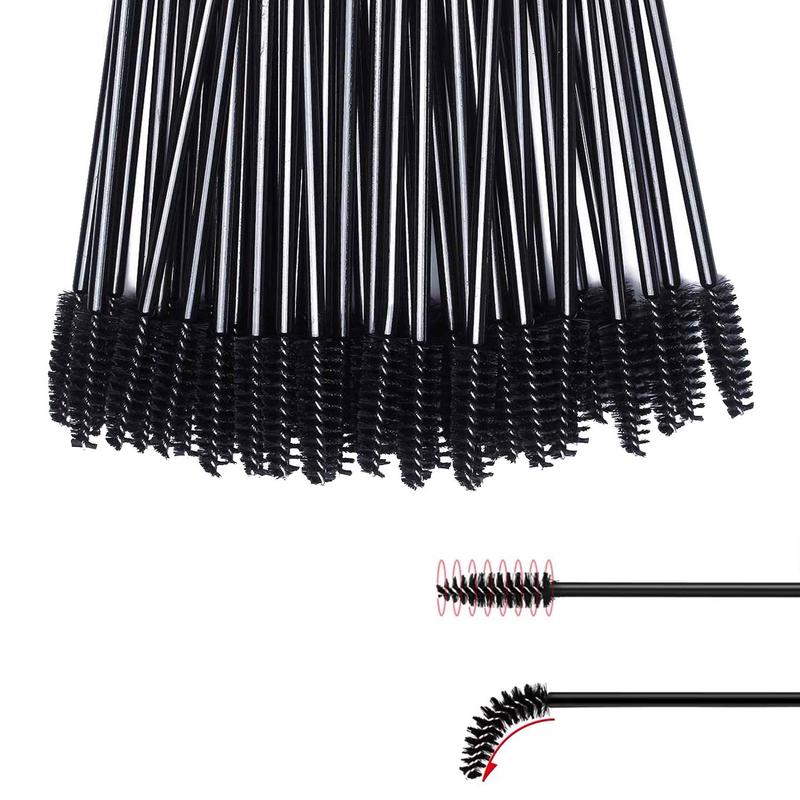 Eyelash Mascara Brush, 50pcs set Solid Color Eyelash Mascara Brush for Eye Lashes Extension, Eyebrow and Makeup, Professional Makeup Tools for Women