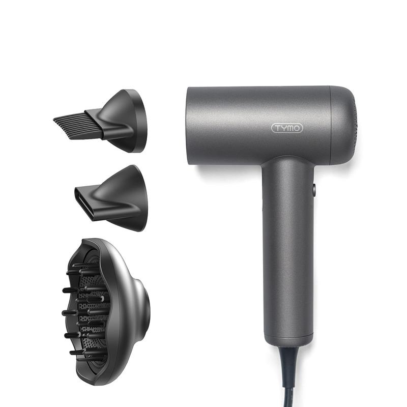 TYMO AIRHYPE LITE SILVER with 3 Nozzles-High Speed Hair Dryer