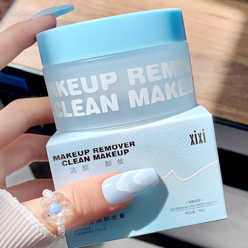 Makeup Remover Cream, Gentle Deep Cleansing Makeup Remover Balm, Refreshing and Clean, Non Irritating, Efficient and Fast Cleansing Cream