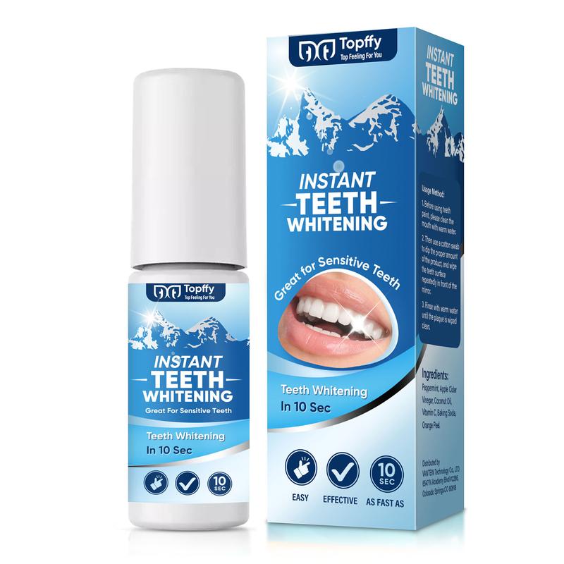 Tooth Paint, Teeth Whitening Paint, Instant White Tooth Paint, Tooth Polish Uptight White, Portable and Simple