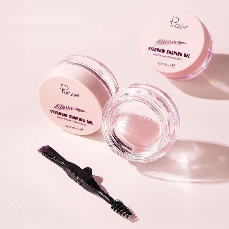 Eyebrow Shaping Gel with Brush, 1 Box Long Lasting Eyebrow Styling Gel, Eye Brow Styling Gel, Eyebrow Gel with Eyebrow Brush, Makeup Tool for Women