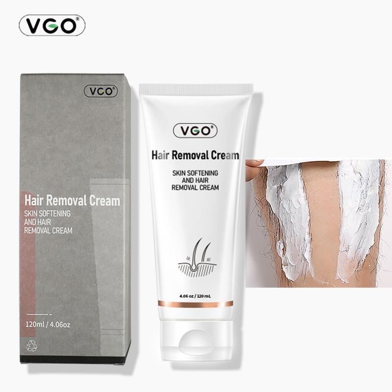 VGO Hair Removal Lotion Cream, 120ml   4.0oz Body Care Unisex-A2 Wax Gentle Jojoba Moisturizer