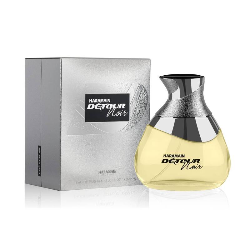 Al-Haramain Detour Noir Eau de Parfum, Liquid Long Lasting Fragrance Concentration