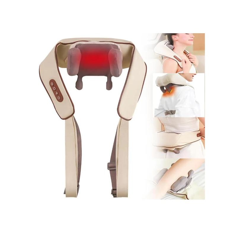 NoAging Neck Massager-Wireless, Portable & Rechargeable Therapy Device for Pain Relief, Relaxation & Stress Reduction Adjustable Intensity & Ergonomic Design. Durable Lightweight Relaxing Removable Comfort  and shoulder