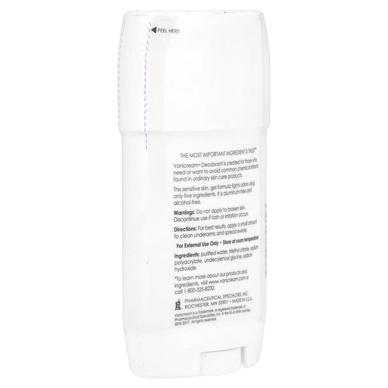 Vanicream Deodorant For Sensitive Skin, Aluminum-Free, Fragrance Free, 2 oz (57 g)