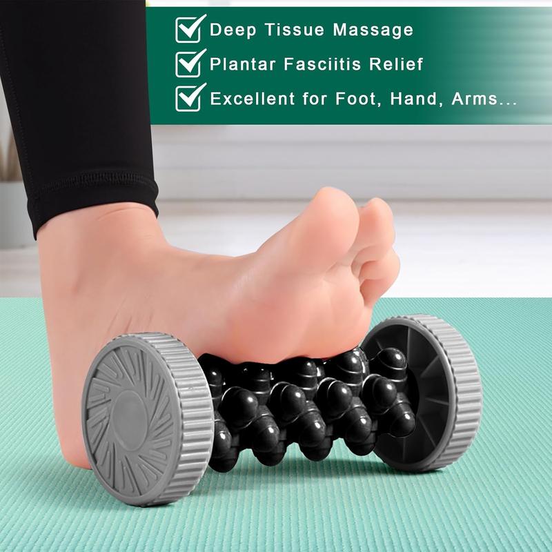 Foot Roller  for Plantar Fasciitis , Manual Deep Tissue Foot  for , , Reflexology Trigger Point  Foot Massage Roller for Arch, Heel