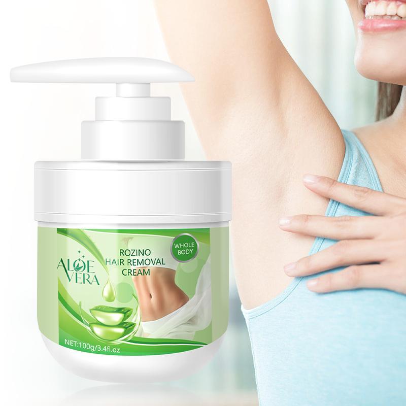 Aloe Vera Hair Removal Cream, Gentle & Non Irritating Long-lasting Hair Removal Cream, Smooth Skin Hair Removal Cream