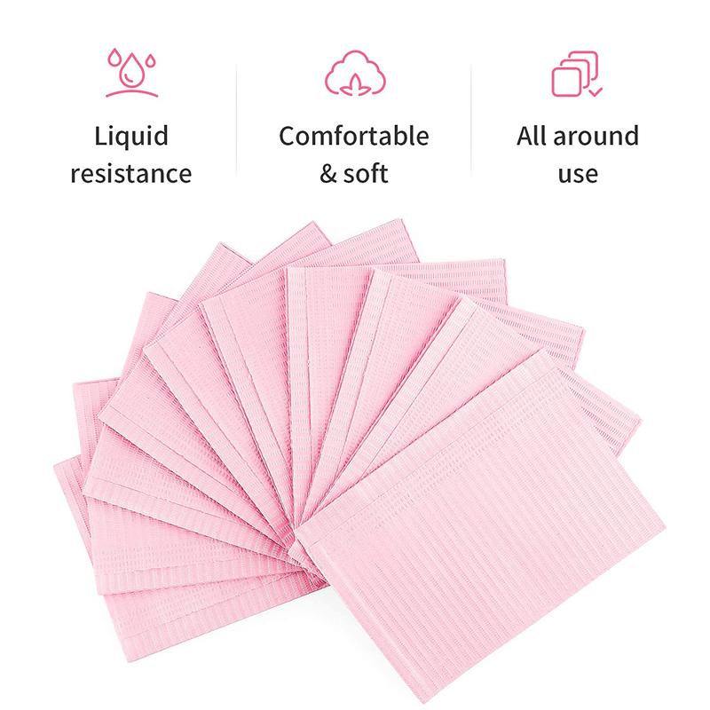 Disposable Dental Bib, 20pcs Waterproof Tattoo Bib Sheet for Patients, Multipurpose Bib for Nail Table Cover