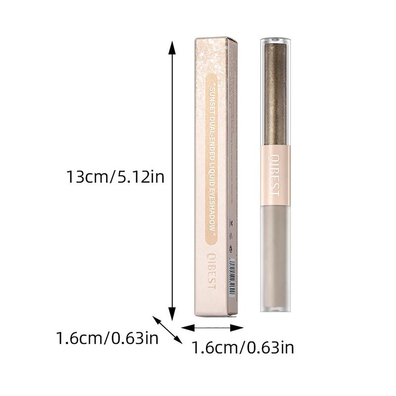 Double Ended Eyeshadow, 1 Count Matte & Pearly Eye Shadow, Long Lasting Shimmering Eye Shadow, Eyeshadow Stick