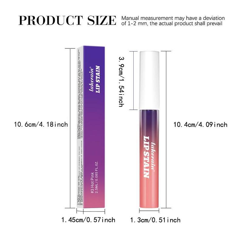 Long-lasting Lip Gloss, 1 Count Matte Finish Peel Off Lip Glaze Stick, Moisturizing Lipstick, Suitable for All Occasions Lip Makeup, Lip Makeup Accessories