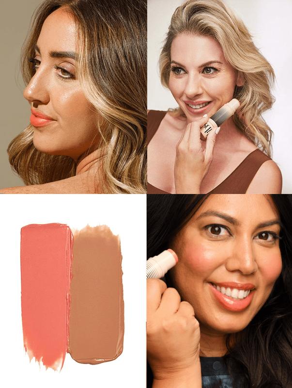 DIBS Beauty Desert Island Duo - Award Winning Blush and Bronzer Stick with Nine Beautiful Shades