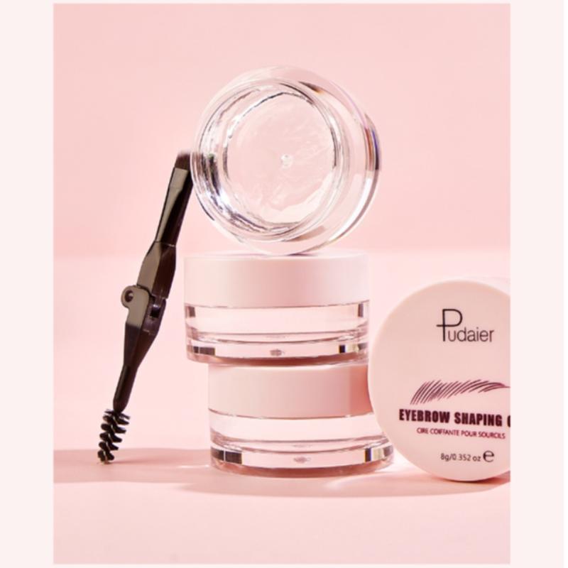 Eyebrow Shaping Gel with Brush, 1 Box Long Lasting Eyebrow Styling Gel, Eye Brow Styling Gel, Eyebrow Gel with Eyebrow Brush, Makeup Tool for Women