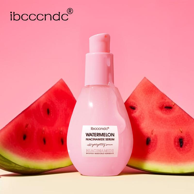 75ml Watermelon Nicotinamide Serum,1 2 Counts Pore Shrinking & SkinBrightening Essence, Moisturizing FacialSerum for Women & Girls