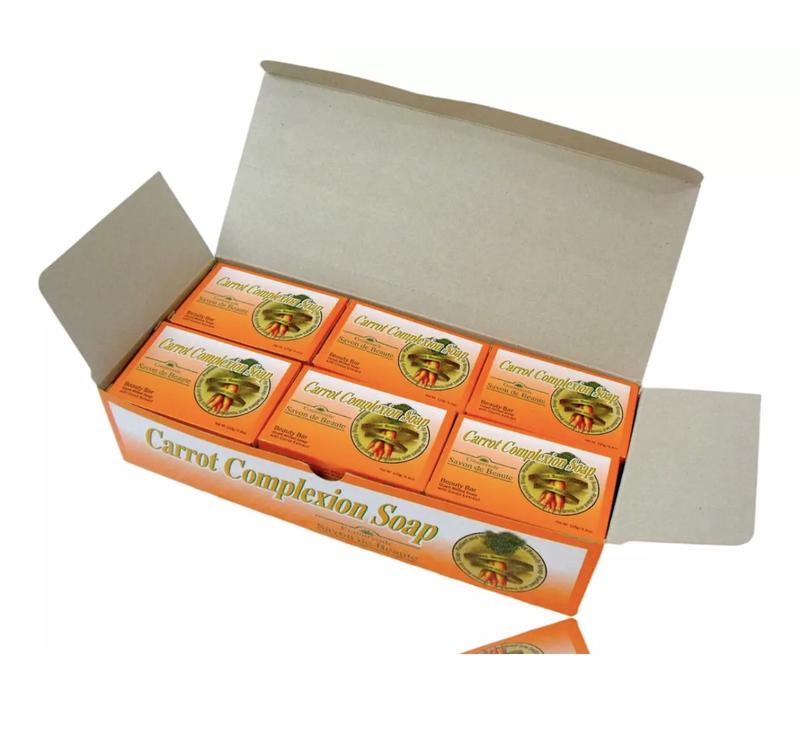 Case of 12 carrot complexion soap, savon carrot, carrot soap Body Care Skin Repair Comfort Cleanser Cleansing Body Wash