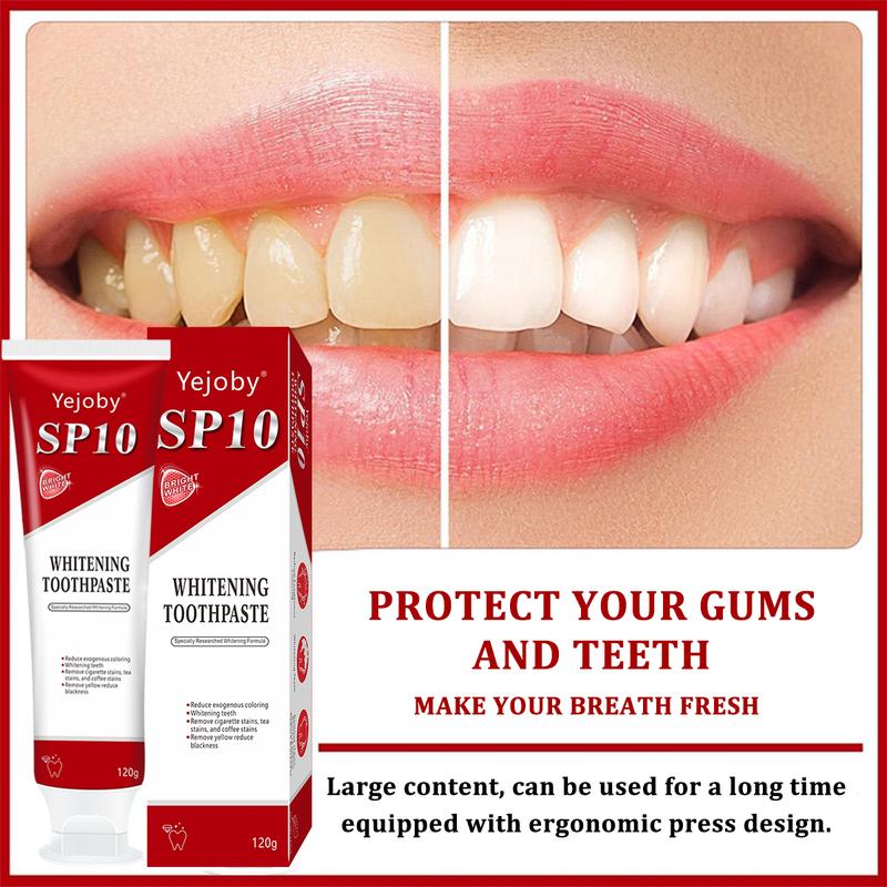 SP-10 whitening Toothpaste, Super sp10 brightening Oral probiotic, sp 10 Bright White Toothpaste for Stain Removing, Fresh Breath & Teeth Health  Whitening Solution Effect is better than SP-7 and SP-8,SP-8 SP-6 SP-4 sp-8 sp-6 sp-4 sp8 sp6 sp4 SP-10