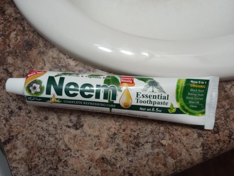 Neem 5 in 1 Essential Toothpaste for Oral Health Mint Clove Pack Whitening