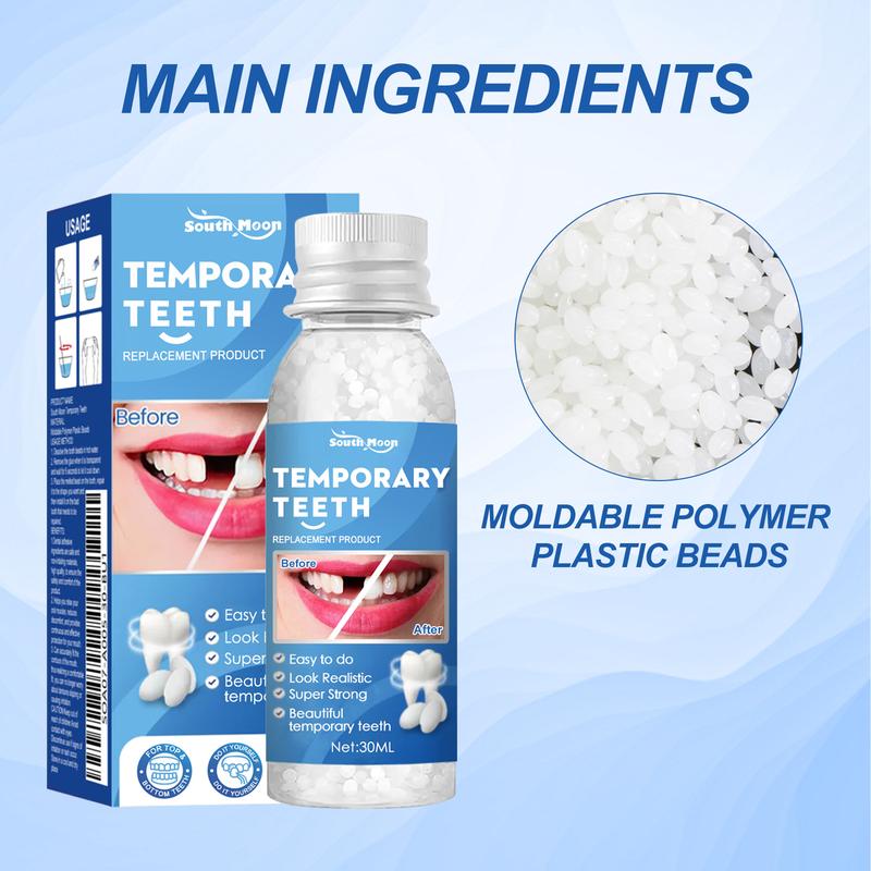 Solid Dental Gel Fixing Teeth Temporary Filling Cavities Filling Gel Dentures Denture Gap Filling Gel oral health management Adjustable Snap-On Veneer Teeth Covers