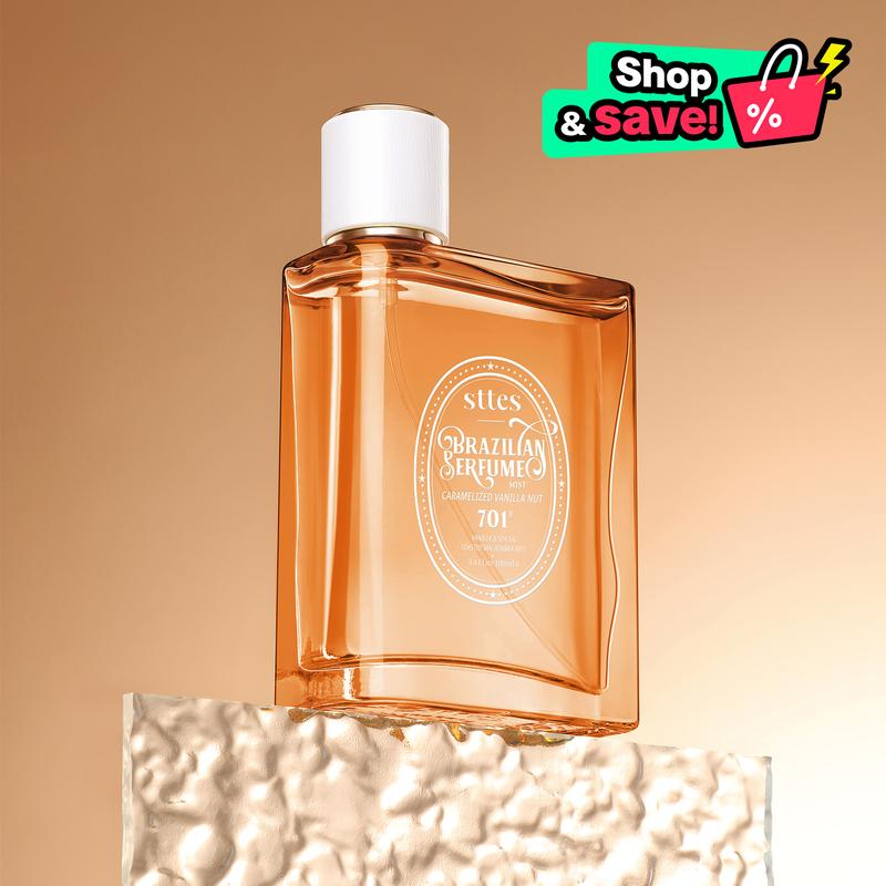 Sttes brazilian Perfume 701#（Caramel vanilla macadamia nut） - Eau De Perfume 100ml (3.4fl Oz)  amber gourmet tune (Caramel vanilla+roasted macadamia nuts) sttes brazilian