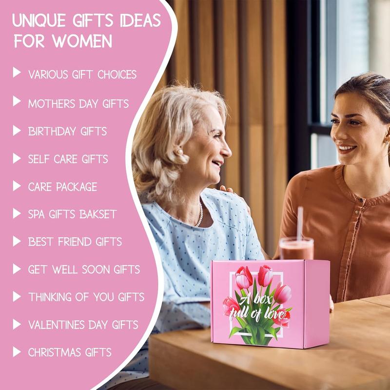 Gifts for Women, Gifts for Mom, Wife, Girlfriend, Sister, Her, Birthday Gifts for Women, Christmas, Valentine's Day Gift Basket for Women, Spa Gift Basket Set Gifts for Women