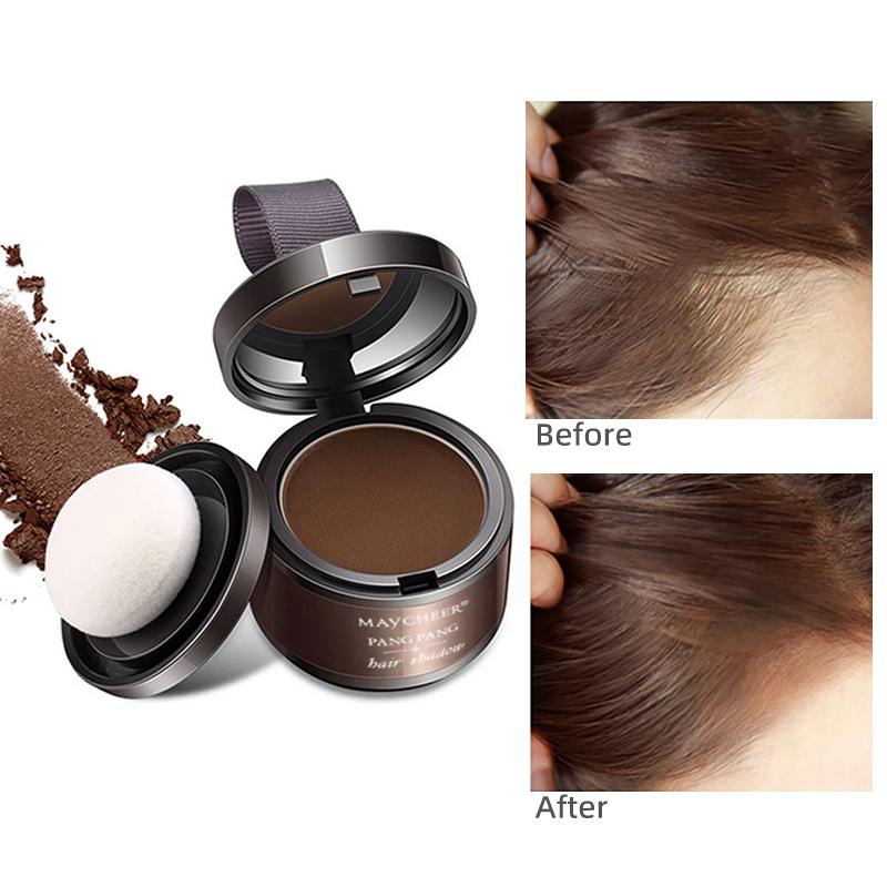 Maycheer Hairline Shadow Powder, Maycheer Hair Shadow Root Cover Up, Maycheer Hair Shadow, Hair Line Concealer Root Cover Up, Unisex Root Touch Up Hair Powder Bronzer Makeup