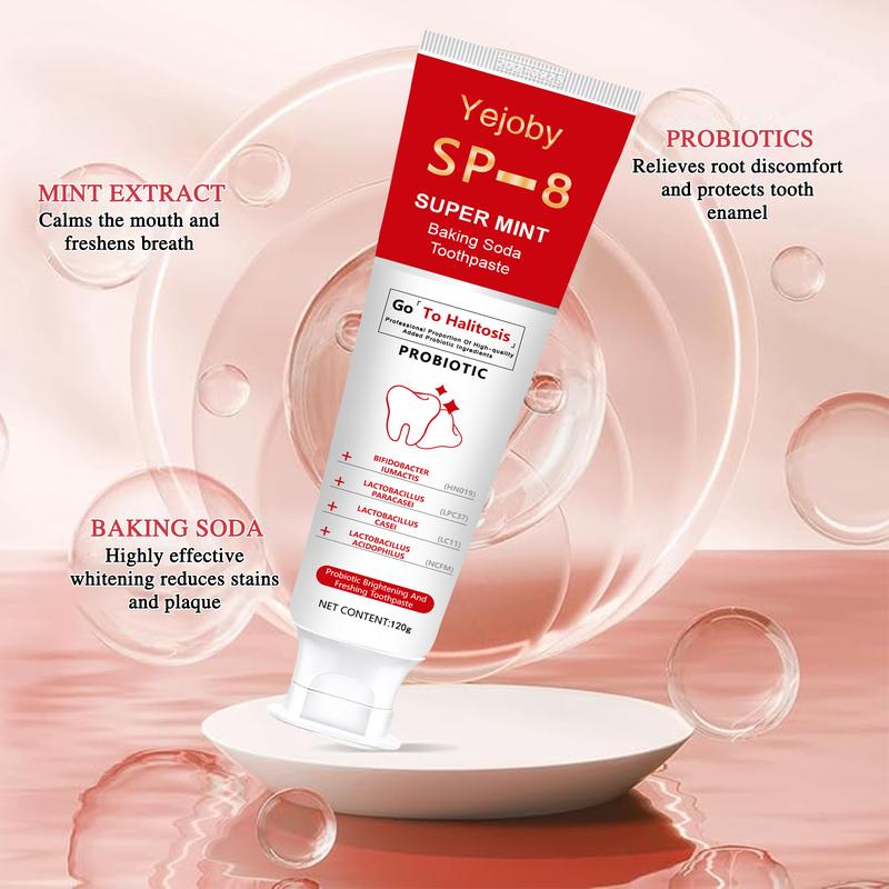 [Only $10.99!!!] SP-8 Probiotic Whitening Toothpaste, Free of Fluoride, Hydroxyapatite, Anti plaque, Oral Health Management Teeth Whitening Solution Effect is better than SP-6 and SP-7,SP-8 SP-6 SP-4 sp-8 sp-6 sp-4 sp8 sp6 sp4 SP-10