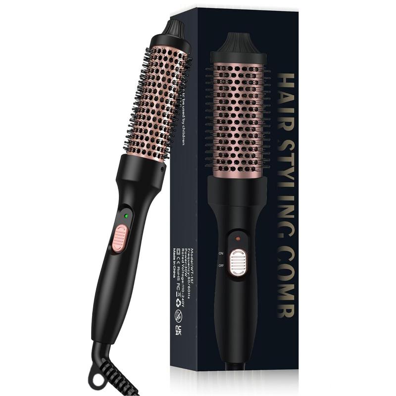 Electric Heated Hair Curler, Negative ion Hair Curling Iron Hair Volumizing Brush, Hair Curls Wand, Professional Hair Styling Tools for Women, for Home & Salon, Hair Style Tools