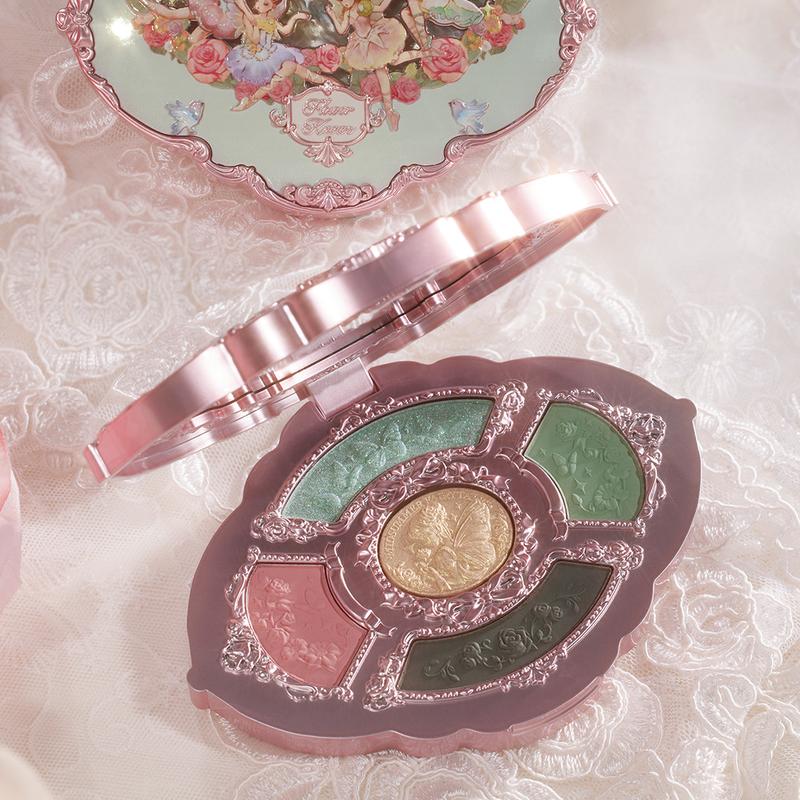 Flower Knows Midsummer Fairytales Collection Embossed Five-Color Makeup Palette