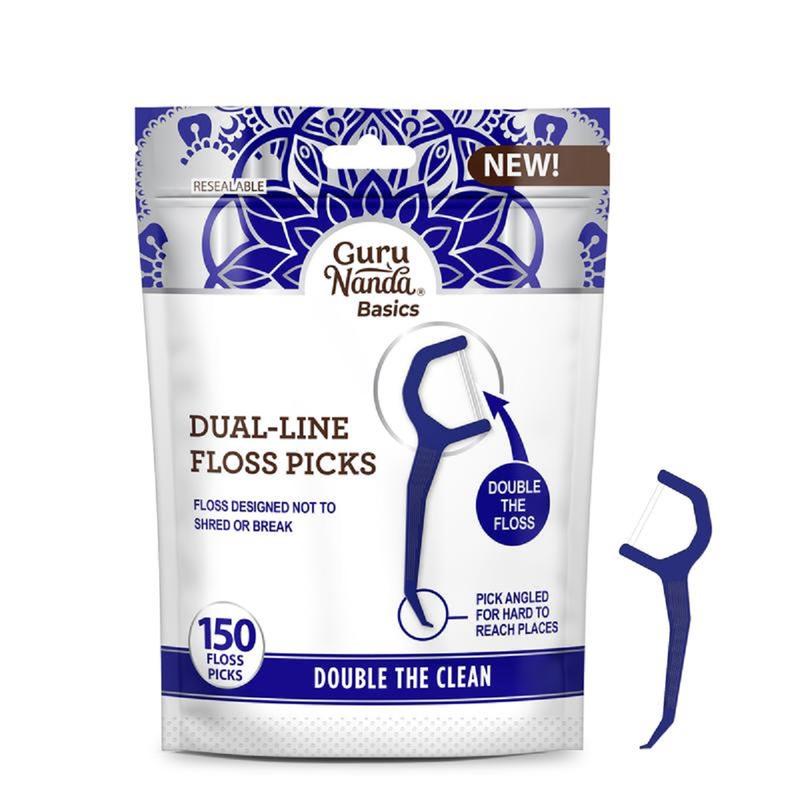 Dual-Line Floss Picks -150 Count