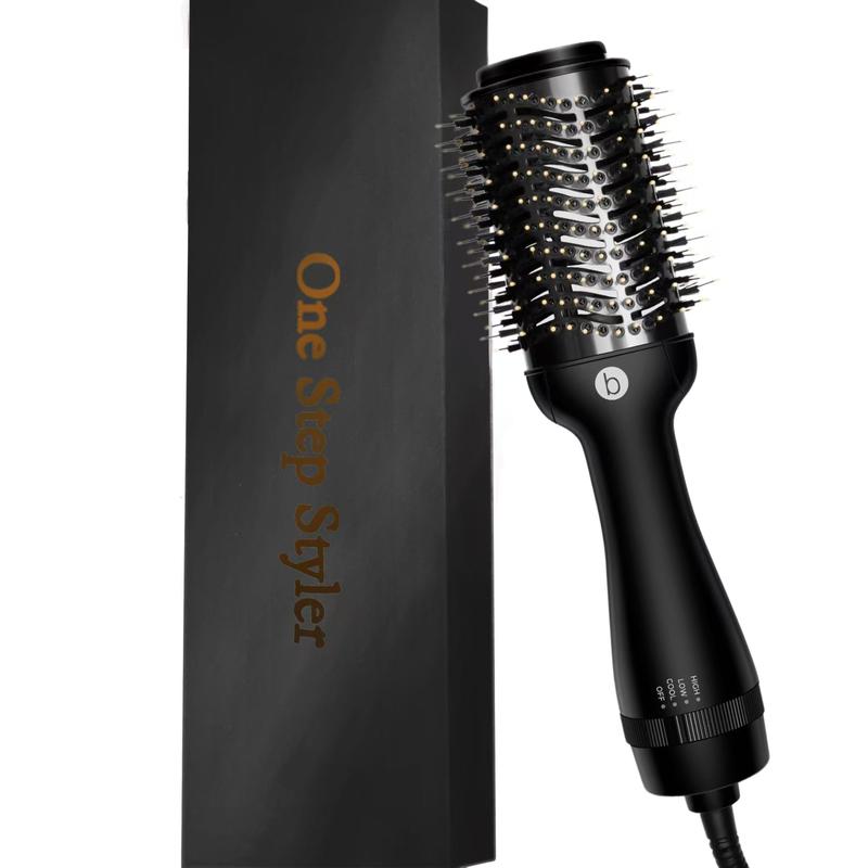 ONE STEP STYLER Hair Dryer Brush for Effortlessly Volumizing Hair, 4-in-1 Hot Air Brush