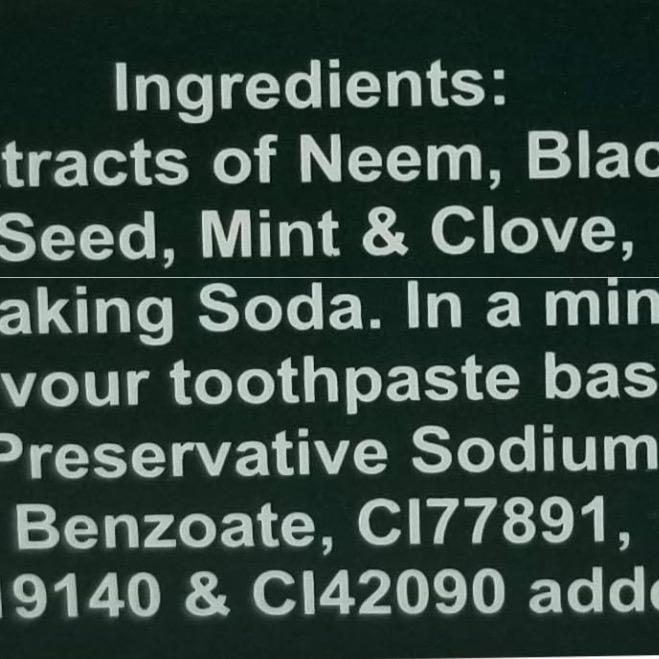 Neem Toothpaste for Oral Health and Fresh Breath