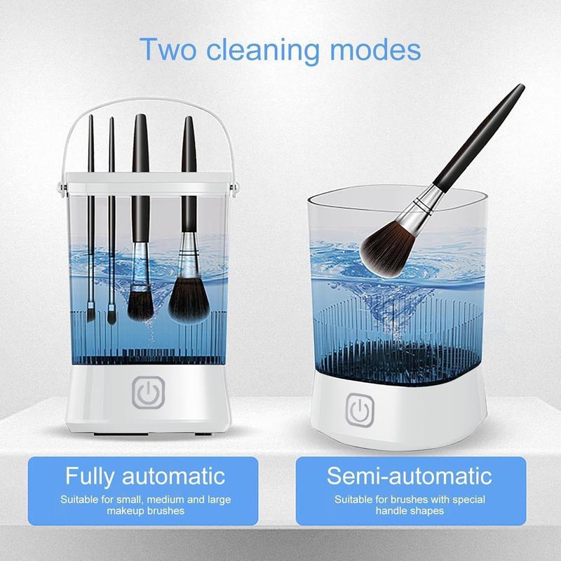 Electric Makeup Brush Cleaner, Portable USB Rechargeable Quick Cleaner, Brush Cleaning Tool, Gentle Brush Care, Easy to Use and Clean, Christmas Gift