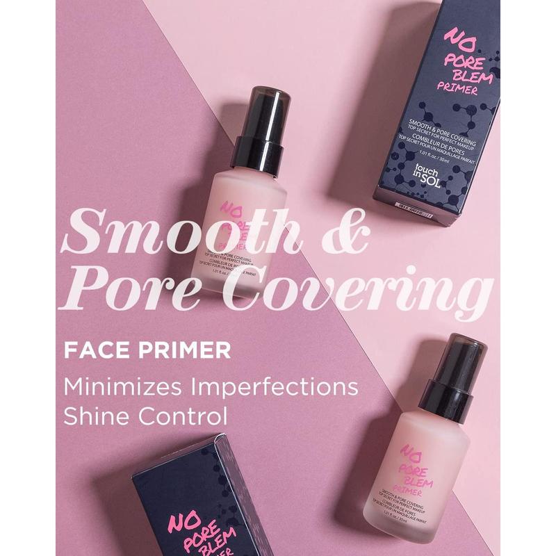 No Pore Blem Primer, 1.01 fl.oz(30ml) - Face Makeup Primer,Big Pores Perfect Cover,Skin Flawless and Glowing,Long Lasting Makeup's Staying Smoothing