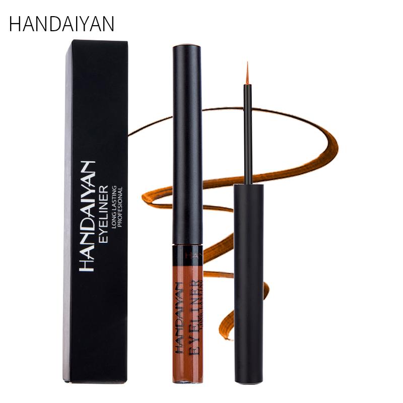 HANDAIYAN 12 Colors Matte Liquid Eyeliner Set Colorful UV Neon Eyeliner Pencil Pigmented Waterproof Smudgeproof Long Lasting Eye Liner Xmas Christmas Festival Makeup Gift Kit for Women