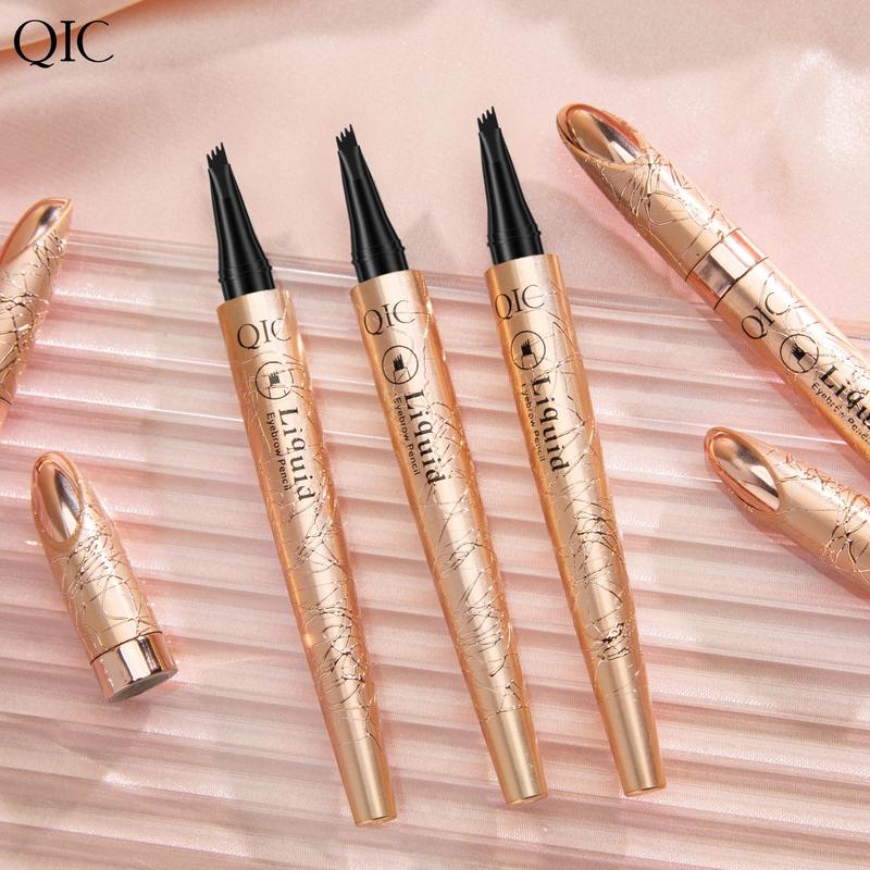 Eyebrow Pencil with Micro-fork Tip Applicator, Long Lasting Eyebrow Pencil, Brow Styling Brush, Eye Brow Makeup Tool, Makeup Accessories, Christmas Gift