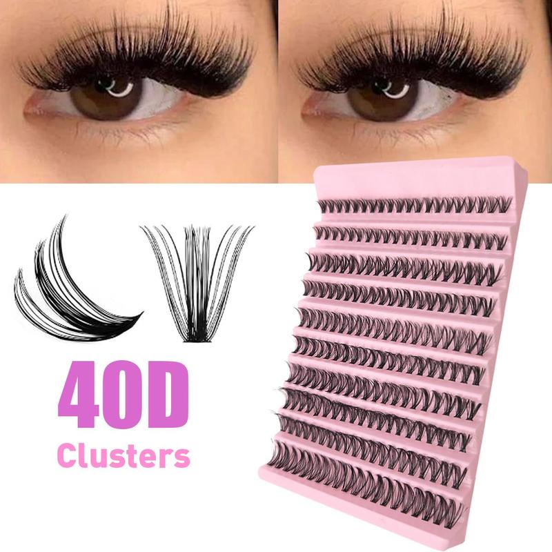 Mixed Lengths Individual False Eyelashes, 1 Box Natural Look Eyelash Extensions, Self Grafting Curl Eyelashes for Eyelashes Extensions, Eye Makeup Enhancement False Eyelashes, Christmas Gift