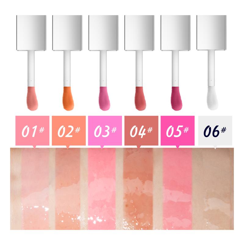 Hydrating Lip Glow Oil, Plumping Lip Oil Gloss, Transparent Lip Balm, Natural Lip Plumper Gloss Make Lips Fuller and Moisturizing