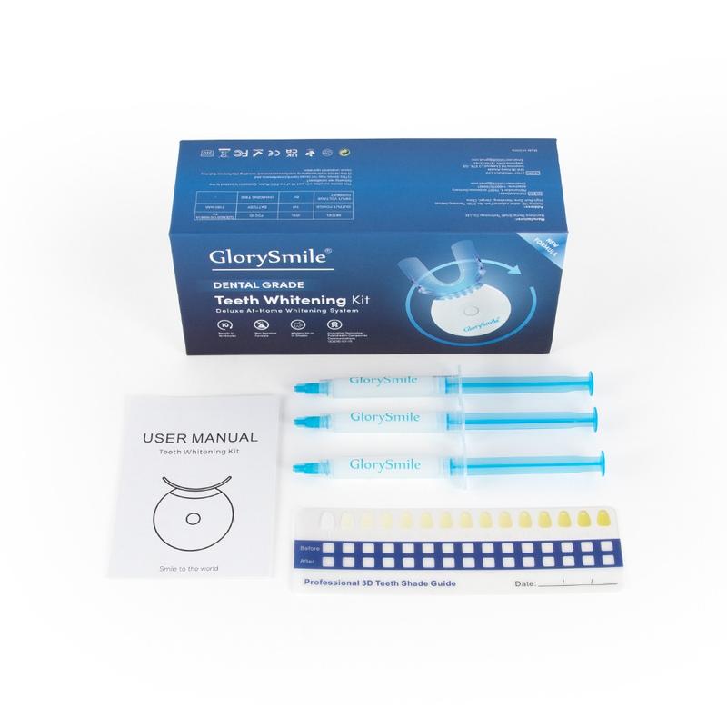 Teeth Whitening Kit,Teeth Whitening Light with 3 Carbamide Peroxide Teeth Whitening Gel for Sensitive Teeth, Travel-Friendly, Effective, Gentle,Safe,Easy to Use