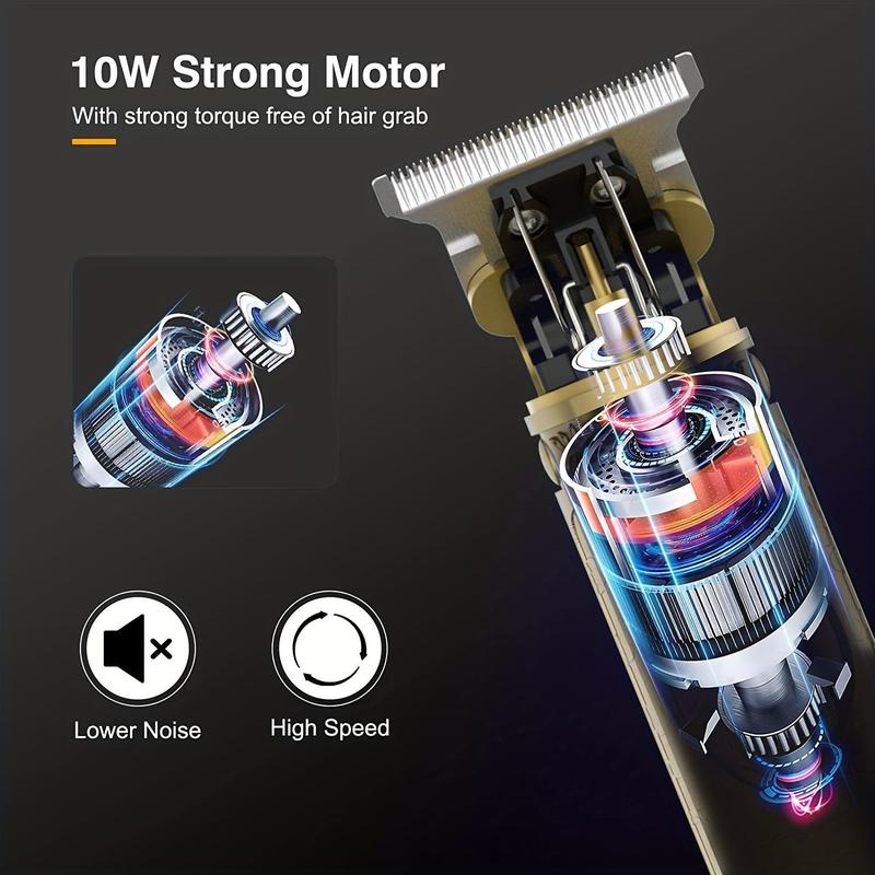 3 in 1 Electric Hair Clipper Set, Professional Hair Clippers Nose Hair Trimmer & Beard Trimmer & Combs & Cape, Rechargeable Electric Shaver, Hair Grooming Kit