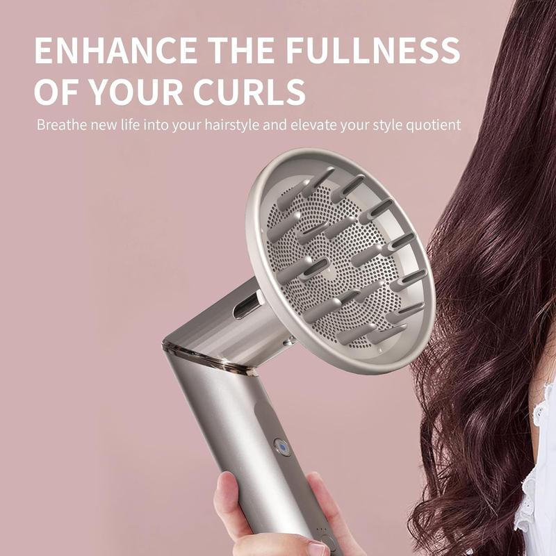 Diffuser with diffuser attachment compatible with curling diffuser, styling tool for wavy, curly and curly hair, latest model